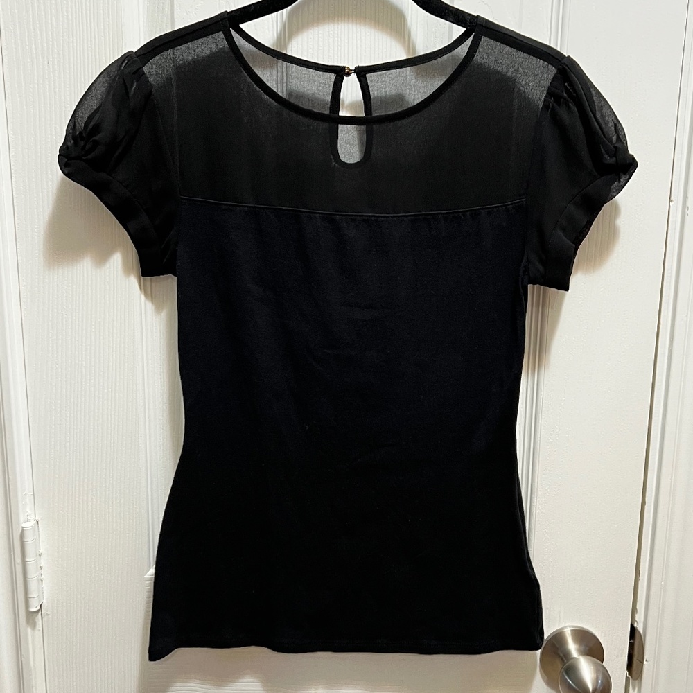 EXPRESS Black Blouse Size XS